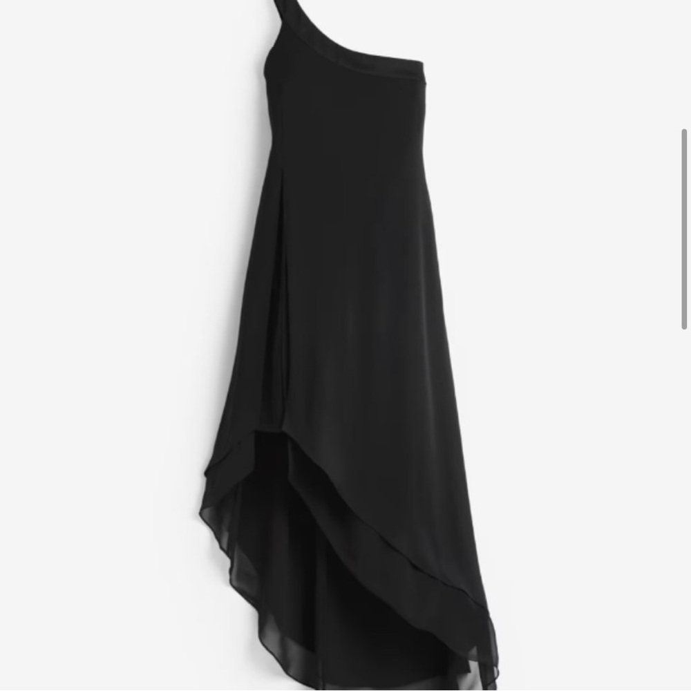 WHBM One-Shoulder Asymmetric Dress - Picture 2 of 7